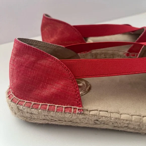 Kenneth Cole Reaction " Espa nol" Apricot Women's Espadrille Shoe Sandal Size 8M - Picture 4 of 7